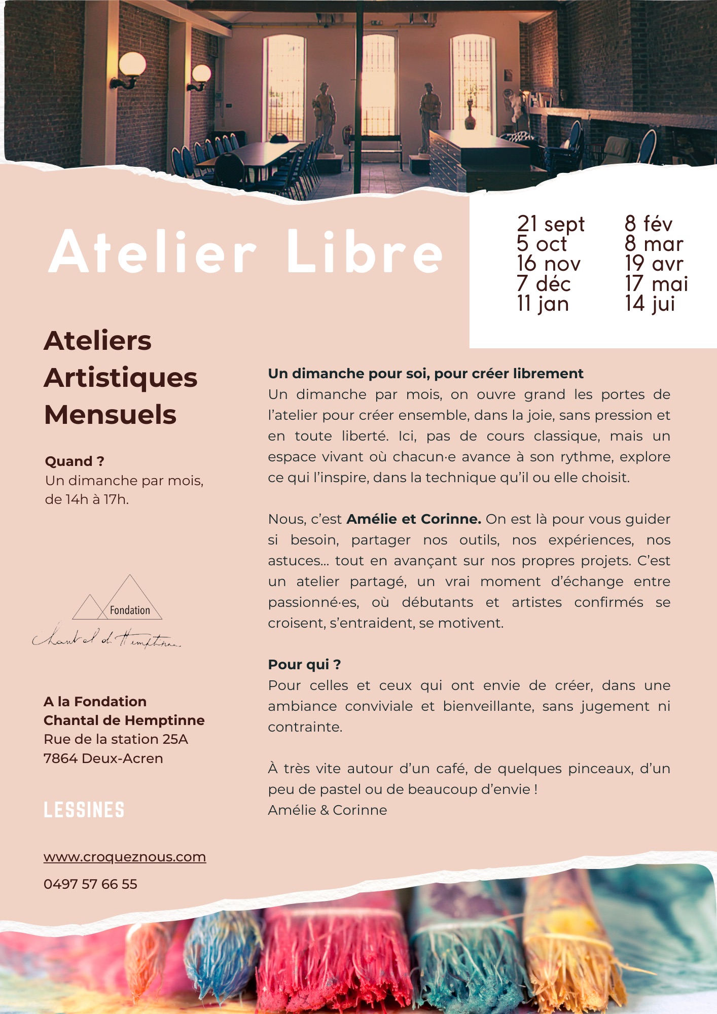 Atelier libre Fondation 2526