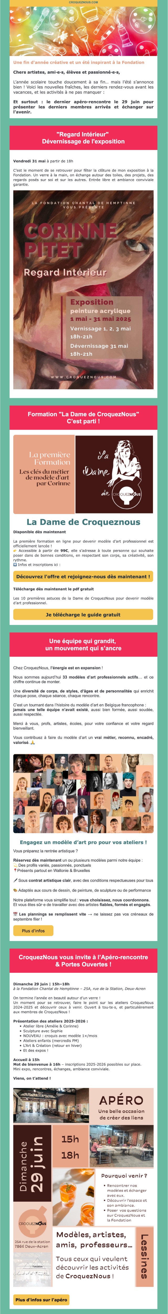 newsletter avril 25