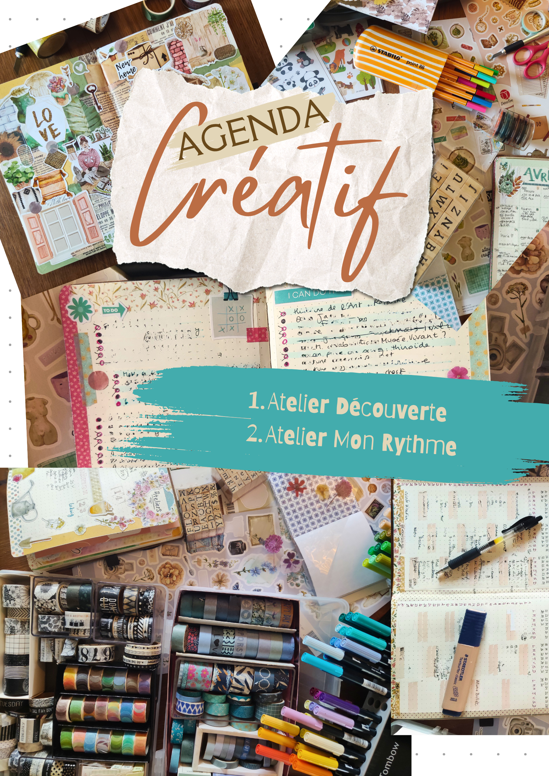 Agenda créatif - journaling - bullet journal